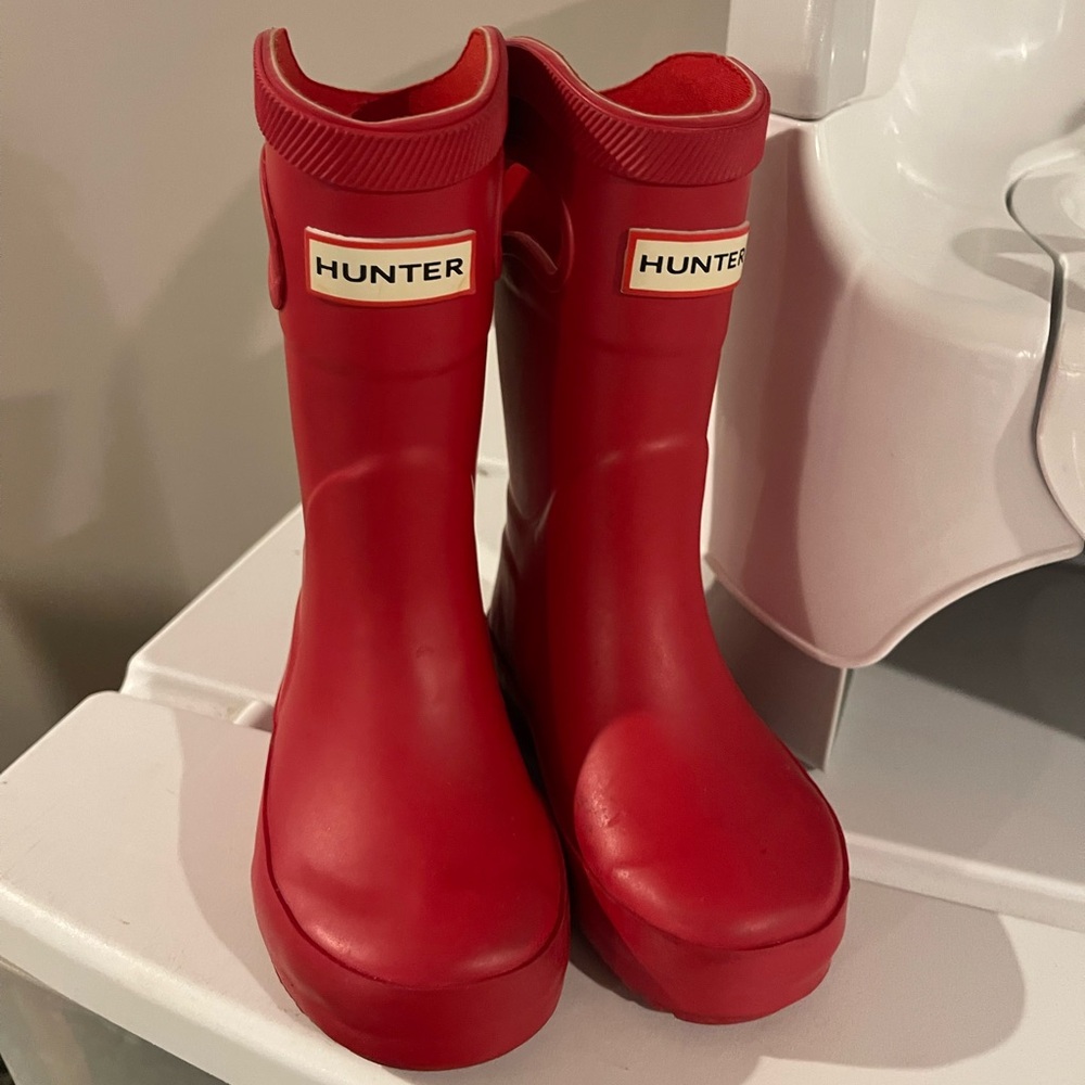 Toddler hunter rain boots!